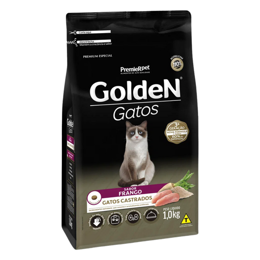 Golden Gatos - Gatos Castrados - 1,0 Kg