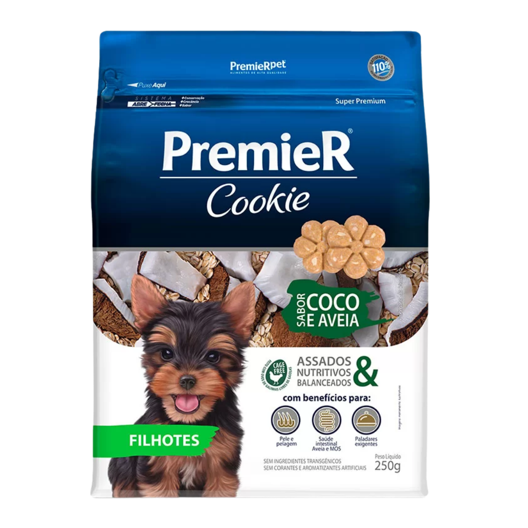 Premier Cookie Sabor Coco e Aveia - 250g