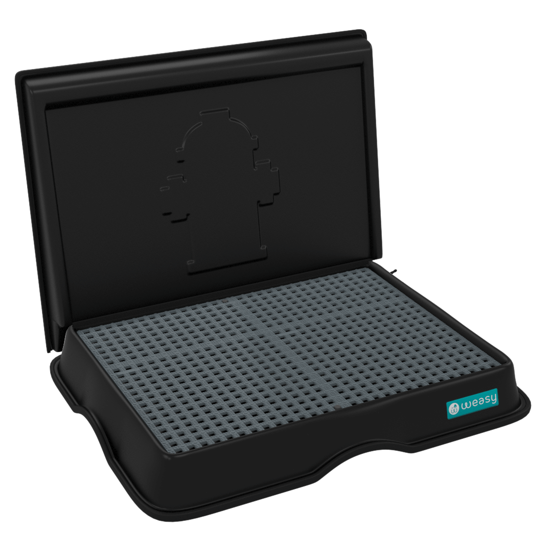 Weasy para Cachorro com Parede Preto - weasy  samurai
