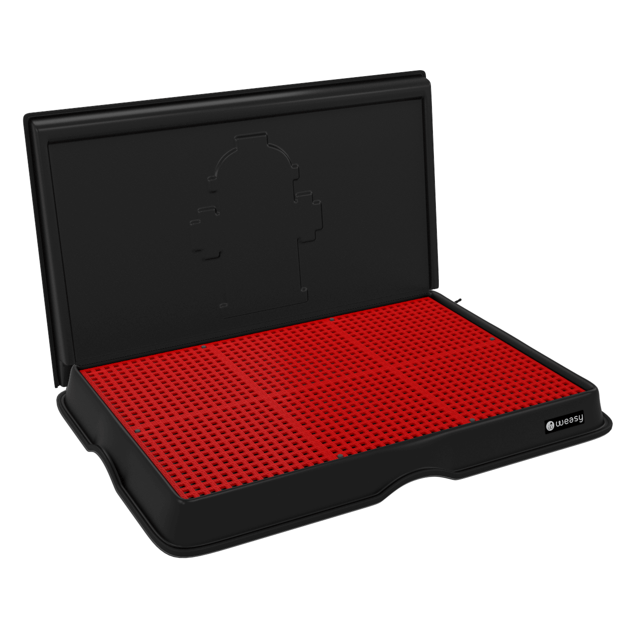 Weasy para Cachorro com Parede Preto - weasy  samurai