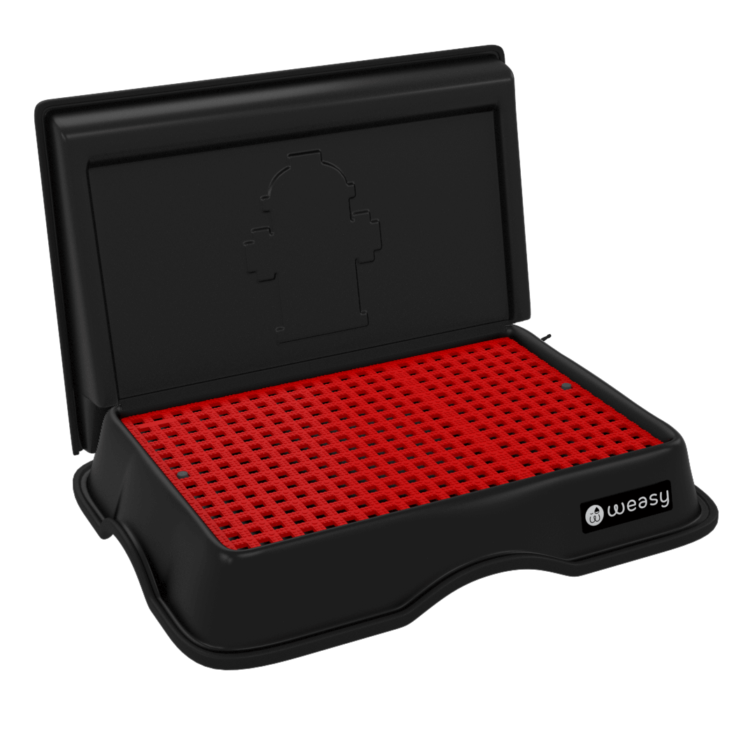 Weasy para Cachorro com Parede Preto - weasy  samurai